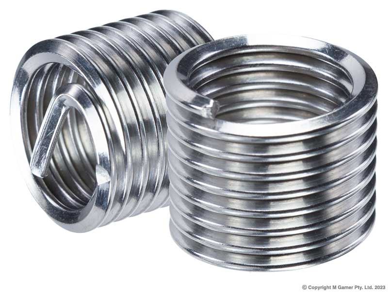 M12 x 1.25mm Stainless Steel Threaded Inserts
